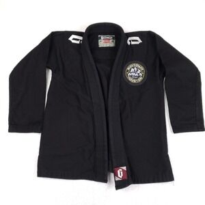 Gameness Air Pro 2.0 BJJ Gi Jacket Black F2 Midtown MMA Six Blades 350 GSM